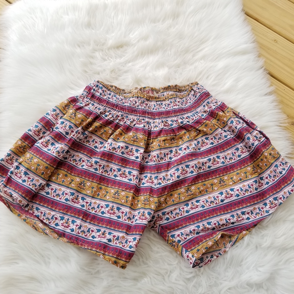 Made From The Earth Wear in Piece Boho Gypsy Shorts hippie